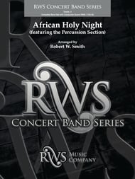 African Holy Night Concert Band sheet music cover Thumbnail